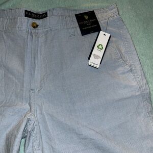 U.S. Polo Assn. Blue Striped Shorts
